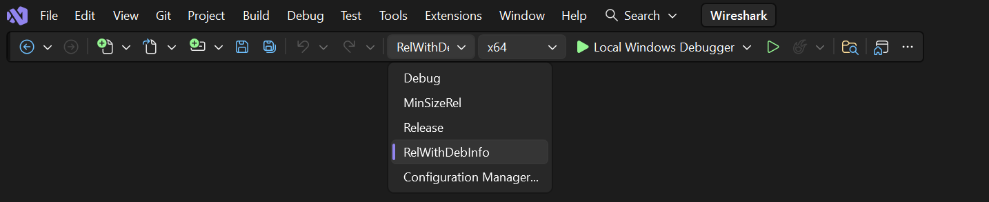 win setup selectenv