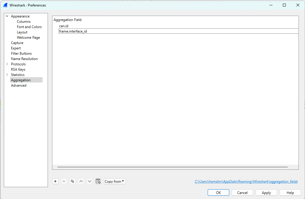 ws aggregation view example